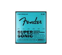 Fender Super Bullet Strings, Nickel Plated Steel, Bullet End, 3250LR Gauges .009-.046, (6)