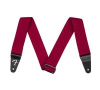 Fender SuperSoft Series Guitar Strap Adjustable from 34"""" to 58"""" Leather Ends Maroon