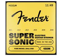 Fender SuperSonic 150M Guitar Strings Pure Nickel Ball End Gauges .011-.049