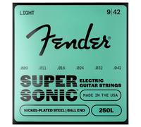 Fender SuperSonic 250L Guitar Strings Nickel-Plated Steel Ball End Gauges .009-.042 (3-Pack)