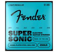 Fender SuperSonic 250LR Guitar Strings Nickel-Plated Steel Ball End Gauges .009-.046