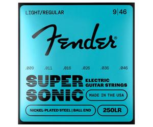 Fender SuperSonic 250LR Guitar Strings Nickel-Plated Steel Ball End Gauges .009-.046