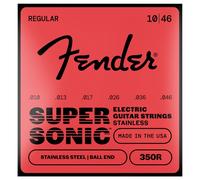 Fender SuperSonic 350R Guitar Strings Stainless Steel Ball End Gauges .010-.046