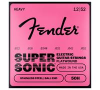 Fender SuperSonic 50H Guitar Strings Flatwound Stainless Steel Ball End Gauges .012-.052