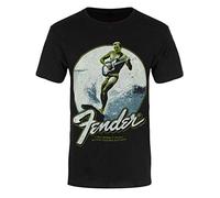 Fender - T-Shirt # Xl Unisex Black # Surfer