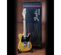 Fender™ Telecaster™- Butterscotch Blonde Finish: Officially Licensed Miniature Guitar Replica