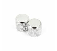 Fender Telecaster/Precision Bass Flat Top Control Knobs Set of 2 (Chrome)