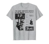 Fender The Most Imitated Guitars in The World T-Shirt, Men, Heather Grey, X-Large
