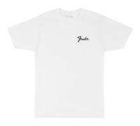 Fender Transition Logo T-Shirt 100% Cotton White Small
