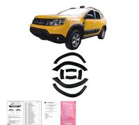 Fender Trim For DACIA Duster Series 2 2018+ (Off-Road) With ABE TÜV Matte Black