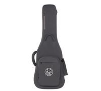 Fender Troubadour Electric Guitar Gig Bag, Padded, Charcoal | Padded protection, backpack straps, storage pockets, fits Strat & Tele, lightweight, ideal for gigging musicians