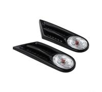 Fender Turn Signal for MINI R58 R59 Yellow Light | ABS and PC material, black finish, wear-resistant, no deformation, reliable performance
