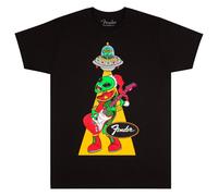 Fender Ugly Christmas Alien T-Shirt Black S