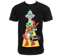 Fender Ugly Christmas Tee Alien, Blk, M