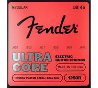 Fender 1250 Ultracore™ Guitar Strings, Nickel Plated Steel, Ball End, 1250R Gauges .010-.046, (6)