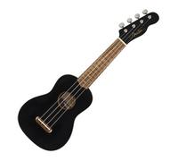 Fender Venice Soprano Uke, Walnut Fingerboard, Black