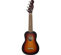 Fender Venice Soprano Ukulele for Beginners, 2-Color Sunburst