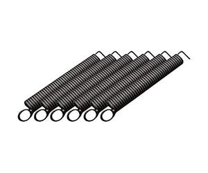 Fender Vibrato Springs by 6 Black