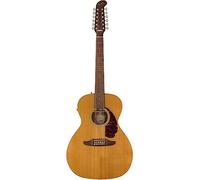 Fender Villager 12-String Acoustic Guitar, Walnut Fingerboard, Tortoiseshell Pickguard, Aged Natural