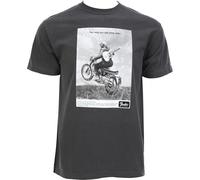 Fender Vintage Ad Biker Tee, Graphite, L