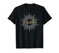 Fender Vintage Retro Sun Outline Centered Logo T-Shirt