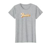 Fender Vintage Style Classic 70's Logo T-Shirt, Women, Heather Grey, X-Small