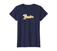 Fender Vintage Style Classic 70's Logo T-Shirt, Women, Navy Blue, Medium