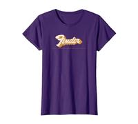 Fender Vintage Style Classic 70's Logo T-Shirt, Women, Purple, Small