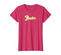 Fender Vintage Style Classic 70's Logo T-Shirt, Women, Red Heather, X-Small