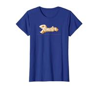 Fender Vintage Style Classic 70's Logo T-Shirt, Women, Royal Blue, 3X-Large