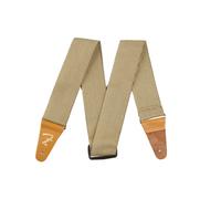 Fender Vintage Tweed Guitar Strap, Adjustable 44-49.5 Inch, Classic Yellow Tweed, Gold “F” Logo, Reinforced Leather Ends, Iconic Style and Comfort