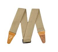 Fender Vintage Tweed Guitar Strap, Leather Ends, F Logo, 2"