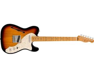 Fender Vintera II '60s Telecaster Thinline MN 3-Color Sunburst - Electric Guitar, (VINII60STLTHMN3TS)