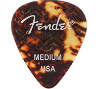 Fender Wavelength Guitar Picks 351 Shape, Tortoise Shell, Medium, 6-Pack