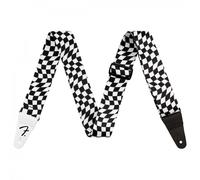 Fender Wavy Checkerboard Polyester Strap Black/White