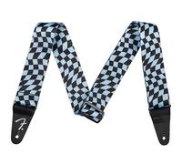 Fender Wavy Checkerboard Polyester Strap Blue