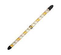 Fender White Brown and Yellow Mono Strap