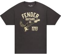 Fender Wings to Fly T-shirt, Vintage Black, XL