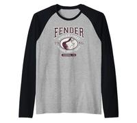 Fender World's Finest Musical Instruments Collegiate Strat Raglan Baseball Tee
