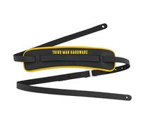 Fender x Third Man Hardware™ Leather Strap, Black/Yellow