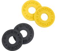Fender® x Third Man Hardware™ Strap Blocks, 2 x Black and 2 x Yellow