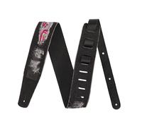 Fender x Wrangler Ripped Denim Guitar Strap Black
