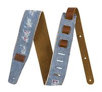 Fender x Wrangler Ripped Denim Strap, Indigo