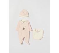 FENDI 3-Piece Baby Set in Cotton with Teddy Bear Print and FF Monogram - Size: 1M - unisex
