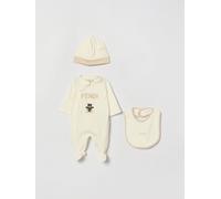 FENDI 3-Piece Baby Set in Cotton with Teddy Bear Print and FF Monogram - Size: 3M - unisex