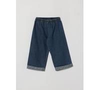 FENDI Boy's Denim Jeans with FF Monogram and Cuffed Hem - Size: 3 - unisex