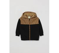 FENDI Boy's Jersey Hooded Zip-Up Sweatshirt with All-Over FF Monogram - Size: 4 - male