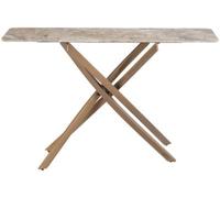 Fendi Brown Sintered Stone Console Table