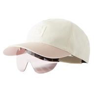 Fendi Eyewear Eyecap D-Frame Sunglasses Ff Leather-Trimmed Baseball Cap Visor