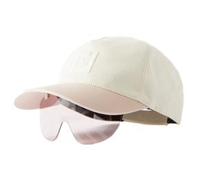 Fendi Eyewear Eyecap D-Frame Sunglasses FF Leather-Trimmed Baseball Cap Visor